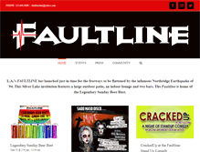 Tablet Screenshot of faultlinebar.com